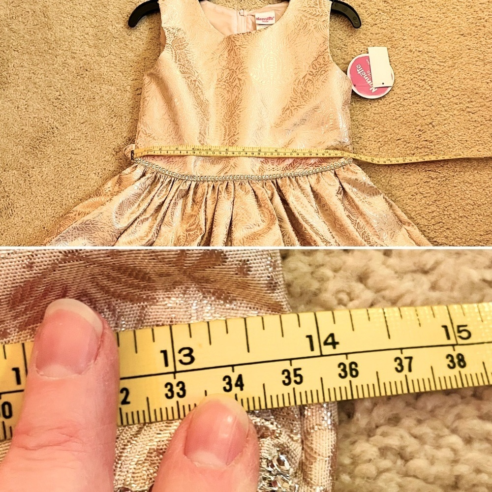 Nanette Kids Pink Dress NWT Sz 14 - Picture 7 of 7